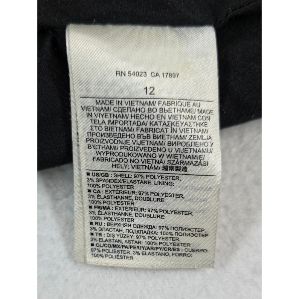 Banana Republic Womens Black White Geometric Diamond Print Mini Skirt Size 12 - Picture 7 of 7